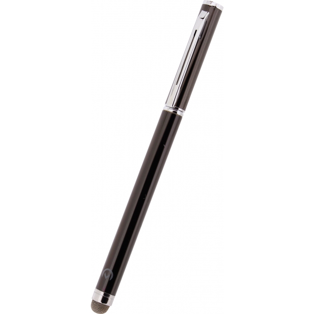 Mobilize Capacitive Stylus Pen 2-in-1 Metallic Black - Afbeelding 1