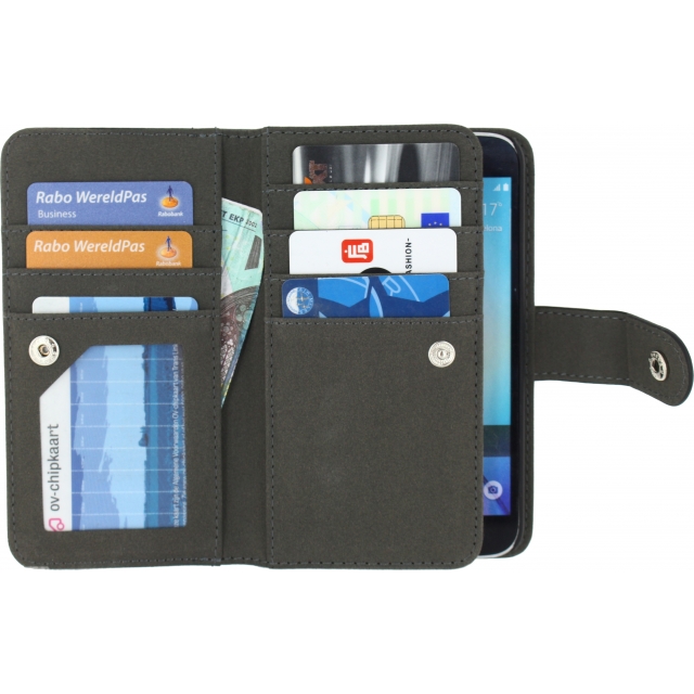 Mobilize All-In-One Wallet Book Case Samsung Galaxy S6 Black - Afbeelding 1