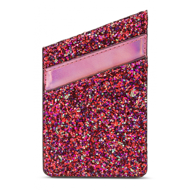 My Style Universal Sticky Card Pocket Pink Glitter - Afbeelding 1