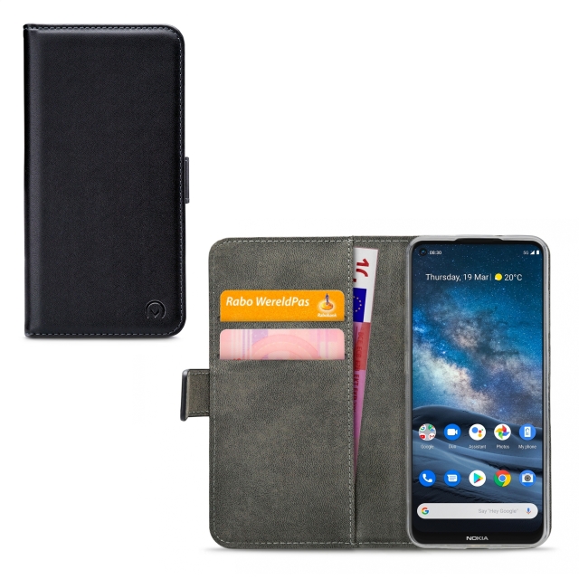 Mobilize Classic Gelly Wallet Book Case Nokia 8.3 5G Black - Afbeelding 1