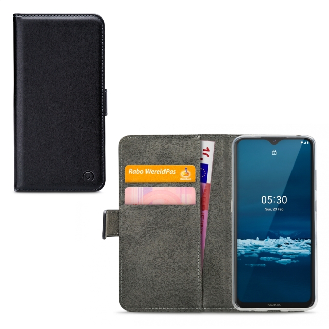Mobilize Classic Gelly Wallet Book Case Nokia 5.3 Black - Afbeelding 1