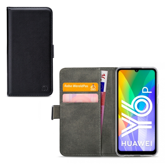 Mobilize Classic Gelly Wallet Book Case Huawei Y6p Black - Afbeelding 1