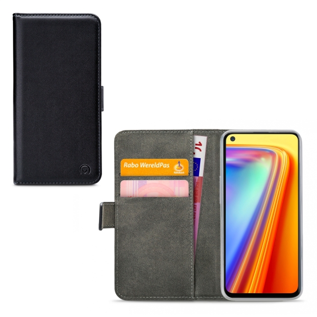 Mobilize Classic Gelly Wallet Book Case realme 7 Black - Afbeelding 1