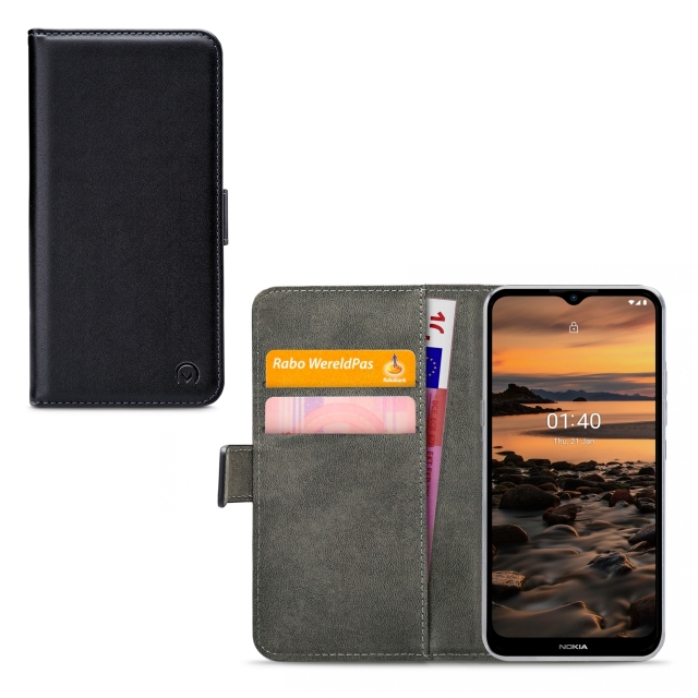 Mobilize Classic Gelly Wallet Book Case Nokia 1.4 Black - Afbeelding 1