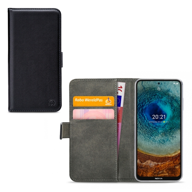 Mobilize Classic Gelly Wallet Book Case Nokia X10/X20 Black - Afbeelding 1