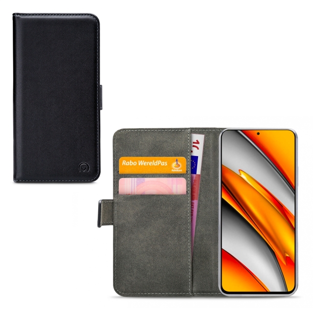 Mobilize Classic Gelly Wallet Book Case Xiaomi Poco F3/Mi 11i Black - Afbeelding 1