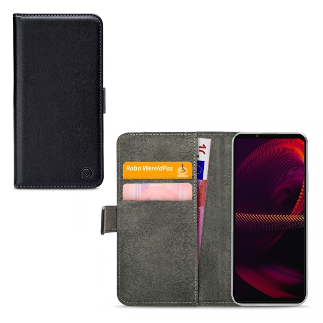 Mobilize Classic Gelly Wallet Book Case Sony Xperia 5 III Black - Afbeelding 1