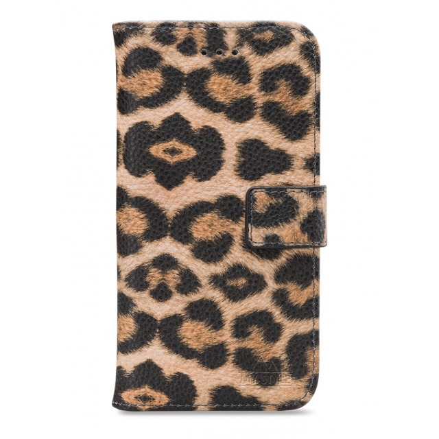My Style Flex Wallet for Apple iPhone 13 Mini Leopard - Afbeelding 1