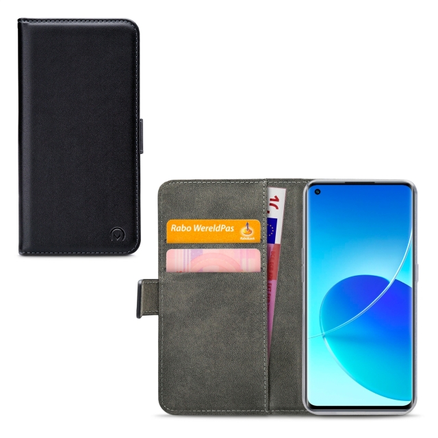 Mobilize Classic Gelly Wallet Book Case OPPO Reno6 5G Black - Afbeelding 1