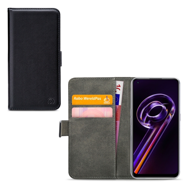Mobilize Classic Gelly Wallet Book Case realme 9 4G/9 Pro+ Black - Afbeelding 1