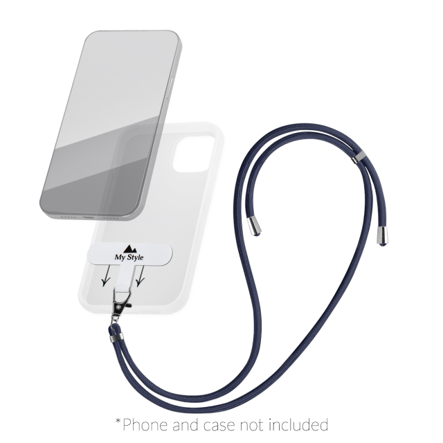 My Style Smartphone Lanyard Blue - Afbeelding 1