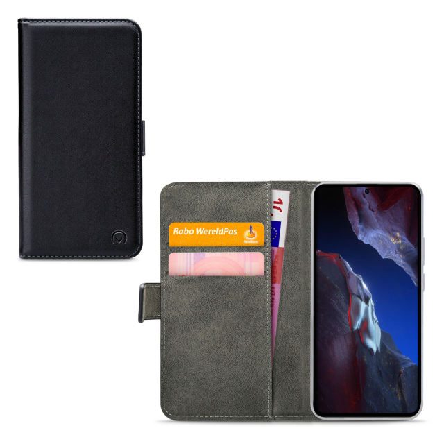 Mobilize Classic Gelly Wallet Book Case Xiaomi Poco F5 Pro 5G Black - Afbeelding 1