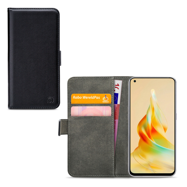 Mobilize Classic Gelly Wallet Book Case OPPO Reno8 T 4G Black - Afbeelding 1