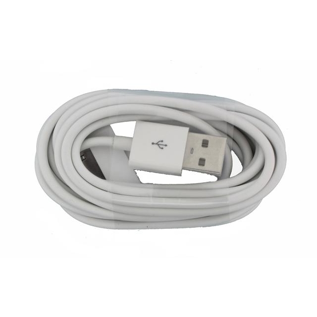 Xccess Data Cable Apple iPhone 3G(s)/4/iPad 2 2m. White Bulk - Afbeelding 1