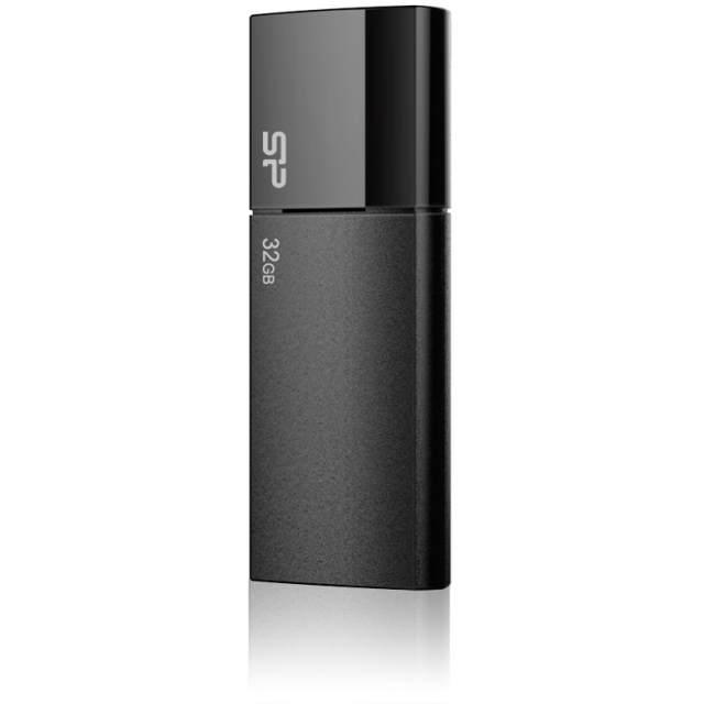 Silicon Power U05 Ultima USB Pendrive 32GB USB 2.0 Black - Afbeelding 1
