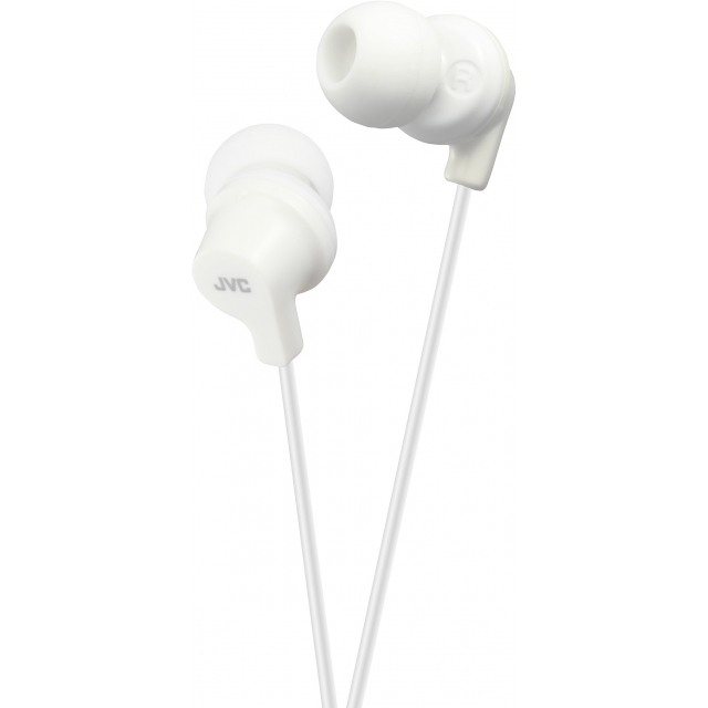 HA-FX10-W JVC Colourful Inner Ear Headphone White - Afbeelding 1