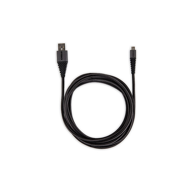 OtterBox Nylon Braided Charge/Sync Cable Micro USB 2m Black - Afbeelding 1