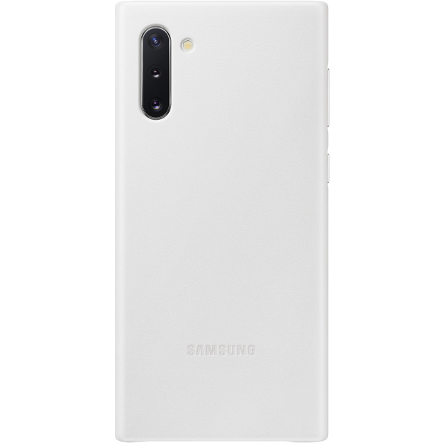 EF-VN970LWEGWW Samsung Leather Cover Galaxy Note10 White - Afbeelding 1