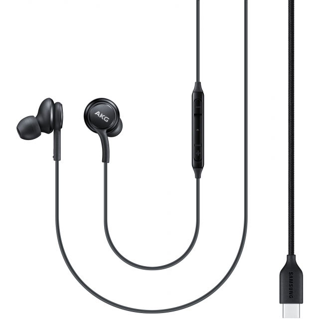 EO-IC100BBEGEU Samsung In-ear Tuned by AKG USB-C Stereo Headset Black Bulk - Afbeelding 1