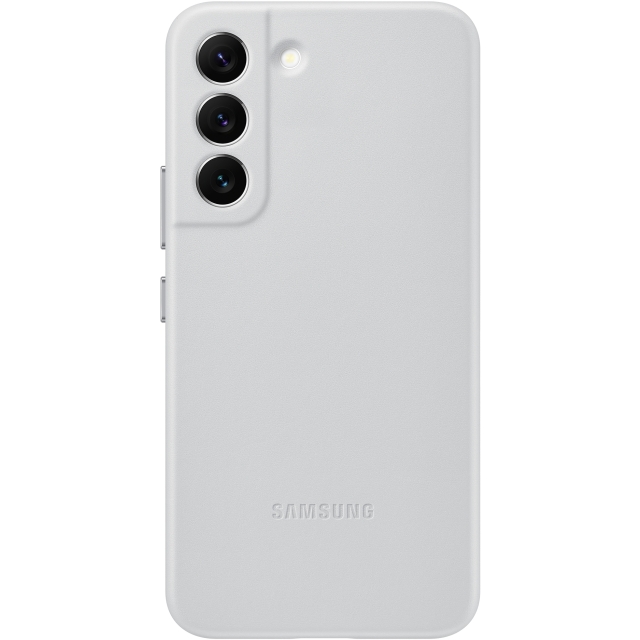 EF-VS901LJEGWW Samsung Leather Cover Galaxy S22 5G Light Grey - Afbeelding 1