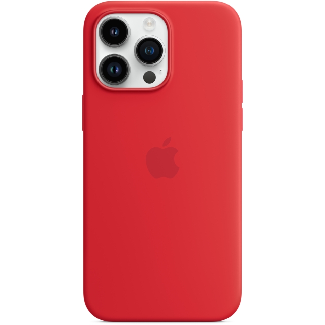MPTR3ZM/A Apple Silicone Case with MagSafe iPhone 14 Pro Max (PRODUCT) Red - Afbeelding 1