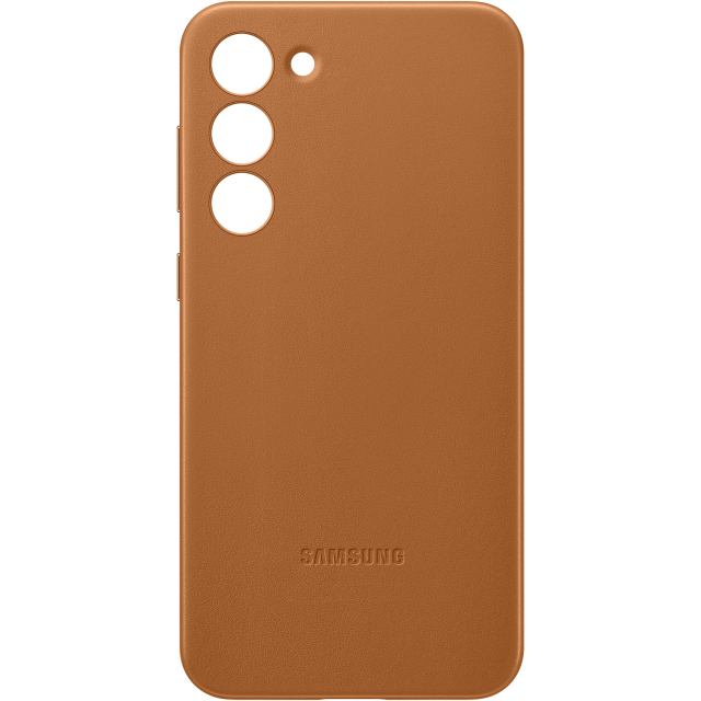 EF-VS916LAEGWW Samsung Leather Cover Galaxy S23+ 5G Camel - Afbeelding 1