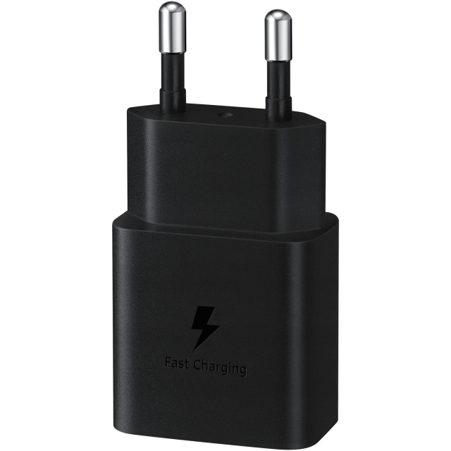EP-T1510NBEGEU Samsung USB-C Fast Charger PD Power Adapter 15W Black Bulk - Afbeelding 1