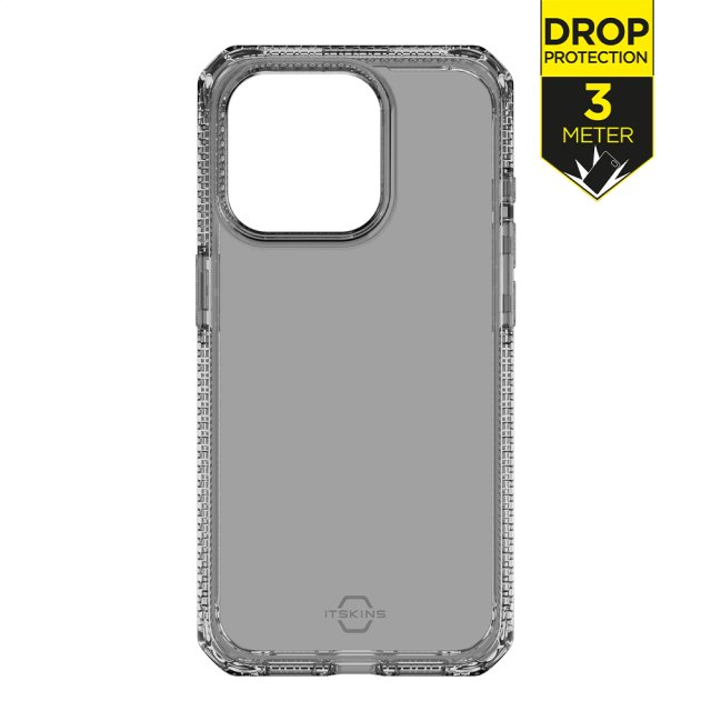 ITSKINS Level 2 SpectrumClear_R for Apple iPhone 15 Pro Smoke - Afbeelding 1