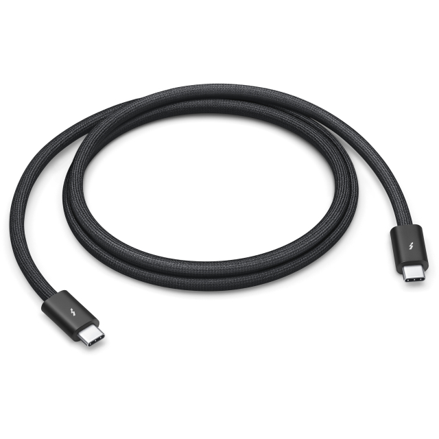 MU883ZM/A Apple Thunderbolt 4 USB-C Pro Cable 1m. Black - Afbeelding 1