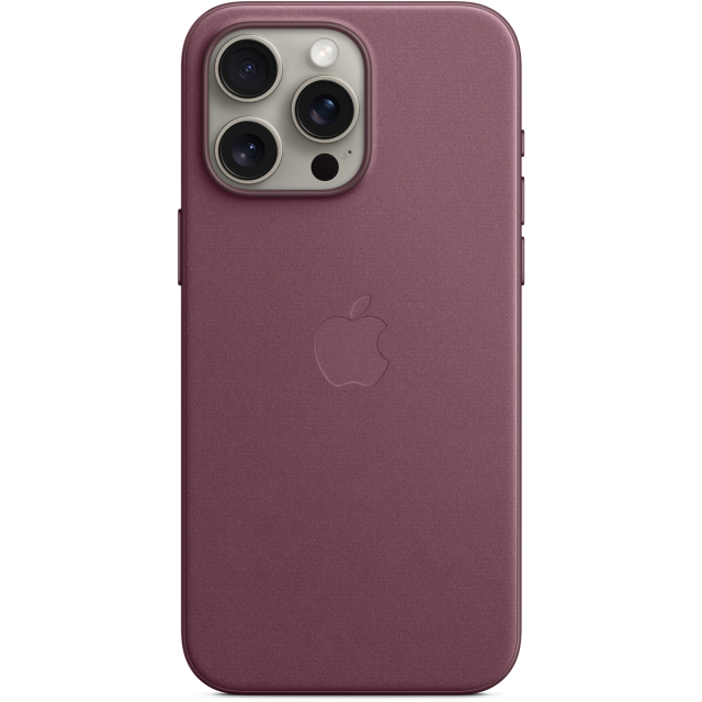 MT4X3ZM/A Apple FineWoven Case with MagSafe iPhone 15 Pro Max Mulberry - Afbeelding 1