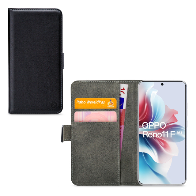 Mobilize Classic Gelly Wallet Book Case OPPO Reno11 F 5G Black - Afbeelding 1