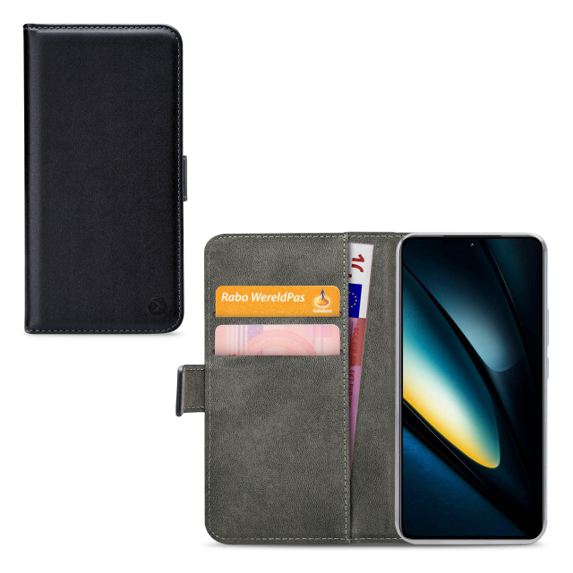 Mobilize Classic Gelly Wallet Book Case Xiaomi Poco F6 Pro Black - Afbeelding 1