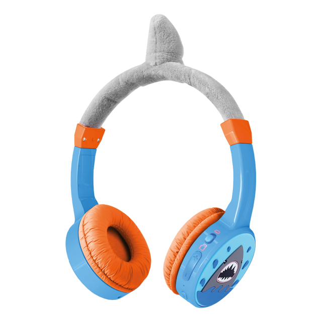 Mobilize Wireless/Wired Over Ear Kids Headphone 85dB Shark - Afbeelding 1