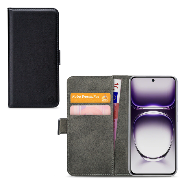Mobilize Classic Gelly Wallet Book Case OPPO Reno12 Pro Black - Afbeelding 1