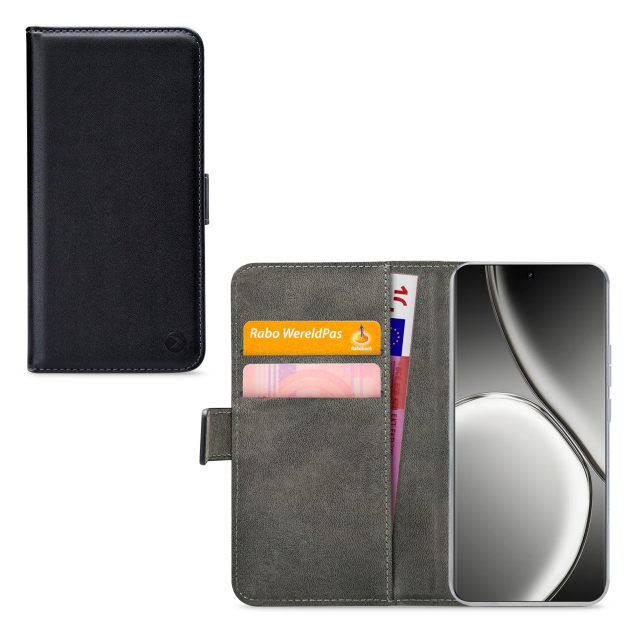 Mobilize Classic Gelly Wallet Book Case realme GT 6/GT 6T Black - Afbeelding 1