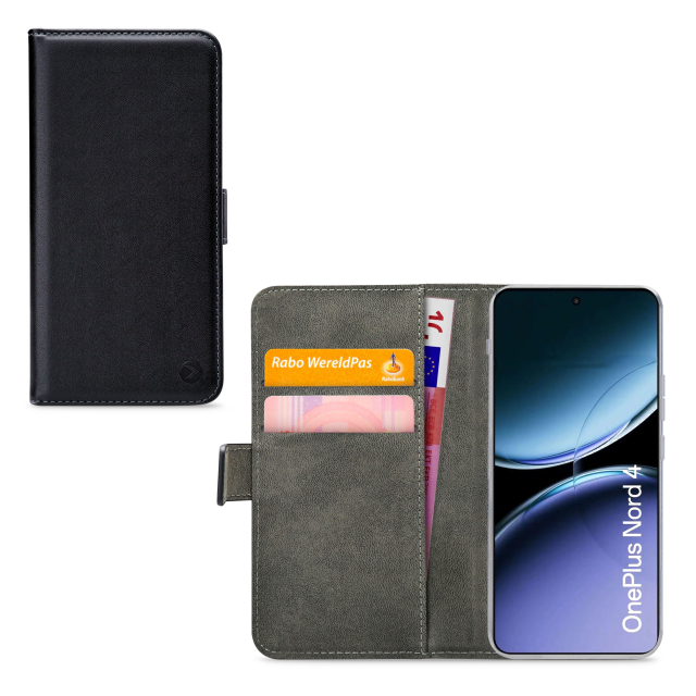 Mobilize Classic Gelly Wallet Book Case OnePlus Nord 4 Black - Afbeelding 1