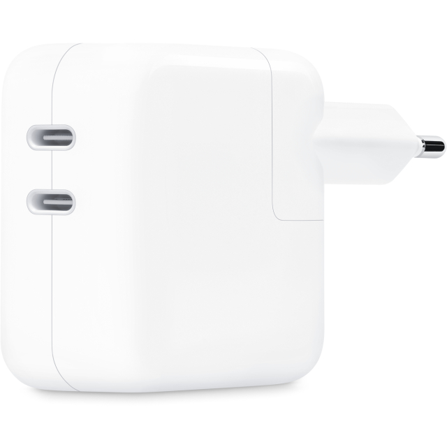 MW2K3ZM/A Apple Dual USB-C Power Adapter White - Afbeelding 1