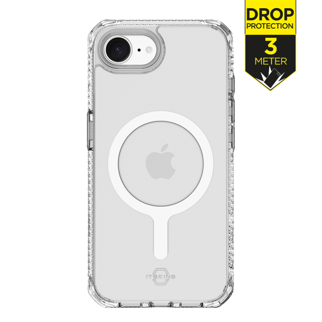 ITSKINS Level 2 HybridMagFrost_R for Apple iPhone 16e Black - Afbeelding 1