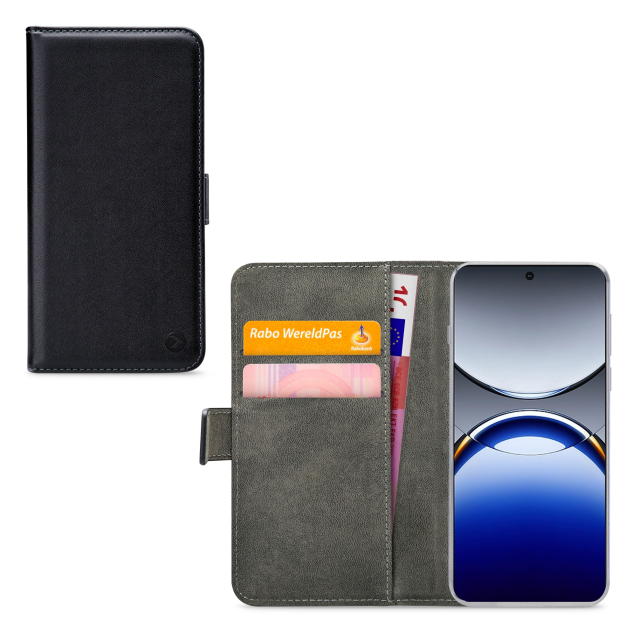 Mobilize Classic Gelly Wallet Book Case OPPO Find X8 Pro Black - Afbeelding 1