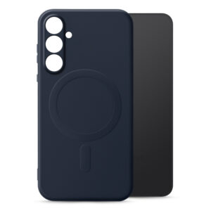 My Style Protective Flex Magsafe Compatible Case for Samsung Galaxy S24 FE 5G Midnight Blue