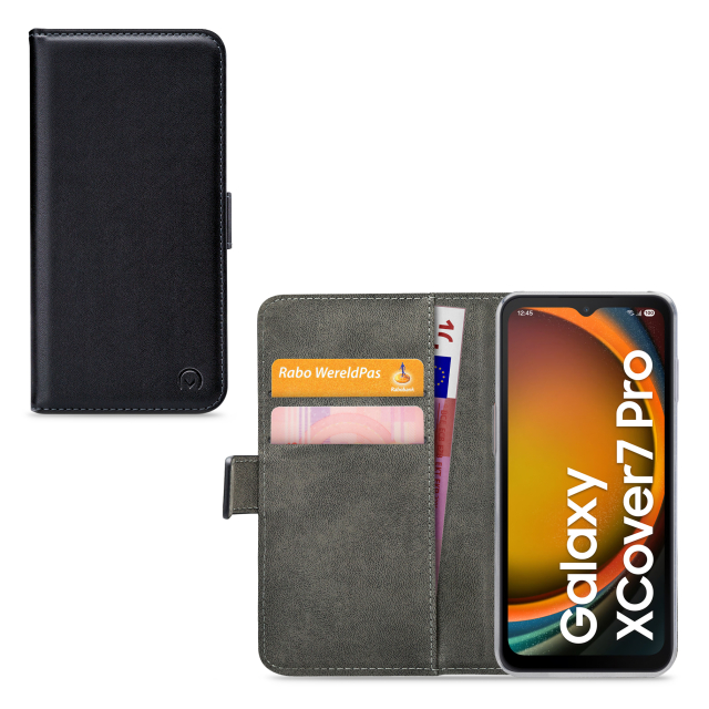 Mobilize Classic Gelly Wallet Book Case Samsung Galaxy Xcover7 Pro 5G Black - Afbeelding 1
