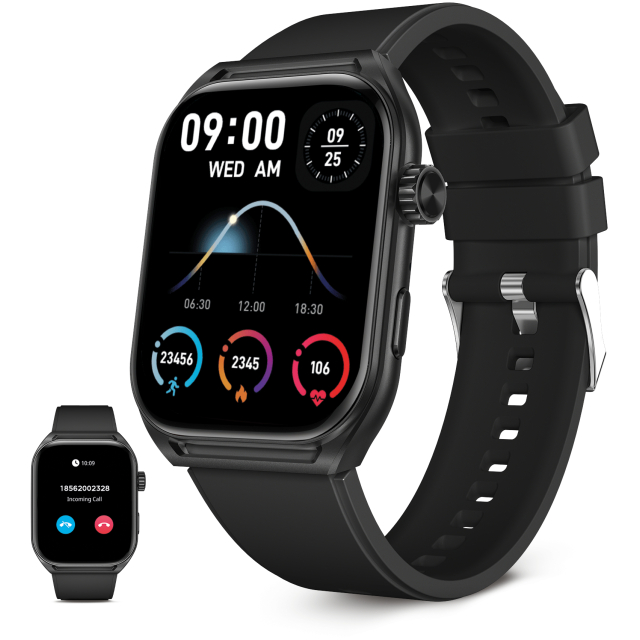 KSIX Urban Move Smartwatch Black - Afbeelding 1