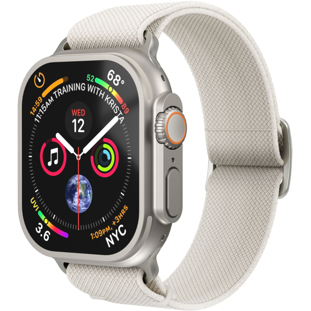 Vonmählen Classic Nylon Loop For Apple Watch 40 - 41 - 42mm One Size Cream - Afbeelding 1
