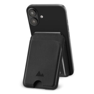 My Style MagSafe Compatible Magnet Card Holder with Stand Function Black